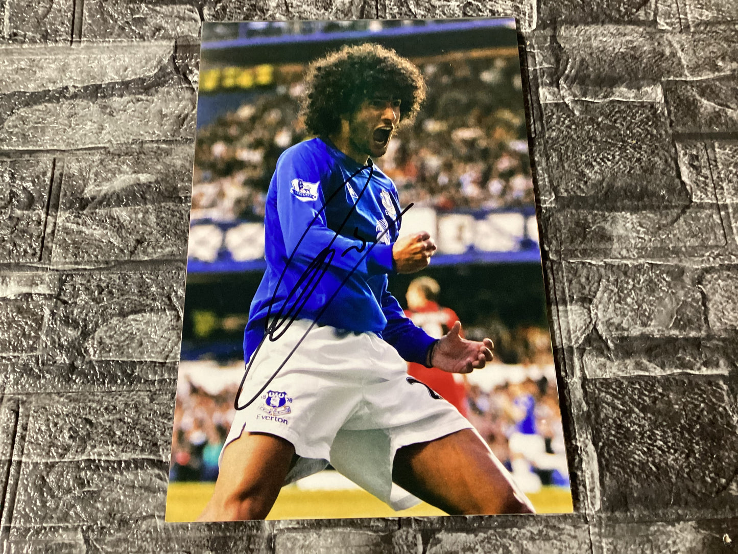 Marouane Fellaini Hand Signed Photo