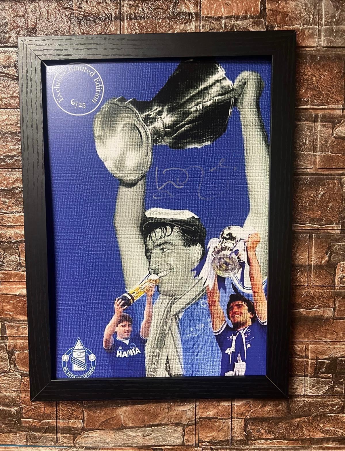 Kevin Ratcliffe Limited Edition Signed Cup Winners Montage A3 Poster
