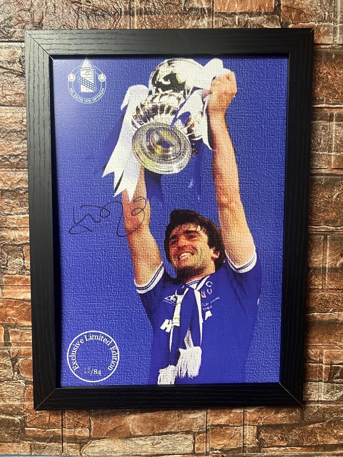 Kevin Ratcliffe Limited Edition Signed FA Cup Winners A3 Poster
