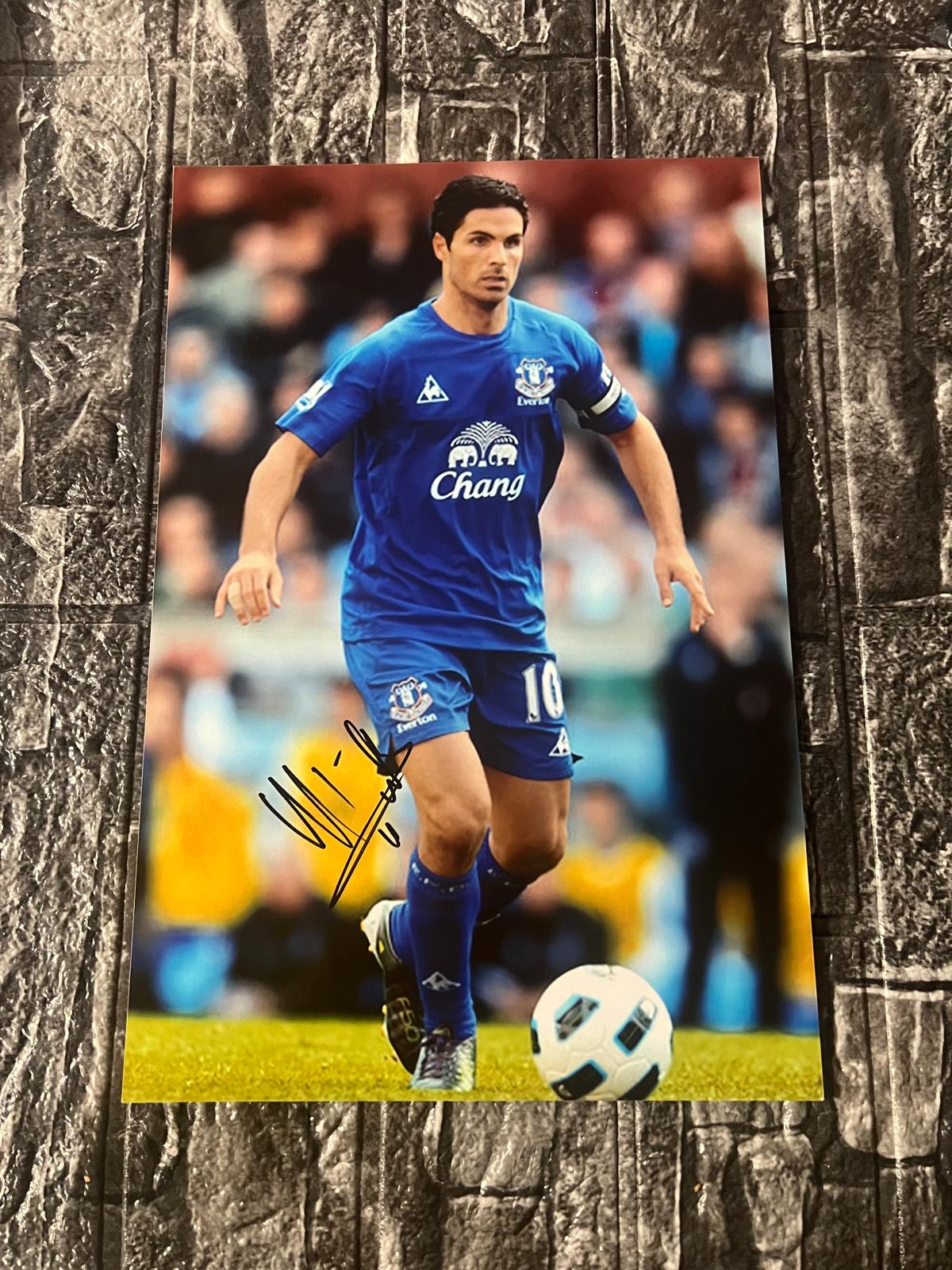 Mikel Arteta Hand Signed Photo
