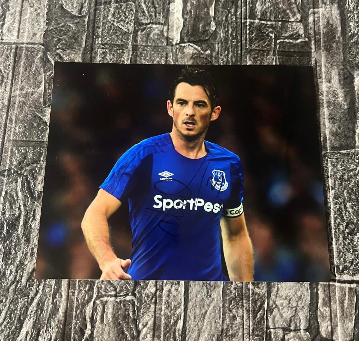 Leighton Baines Hand Signed Photo