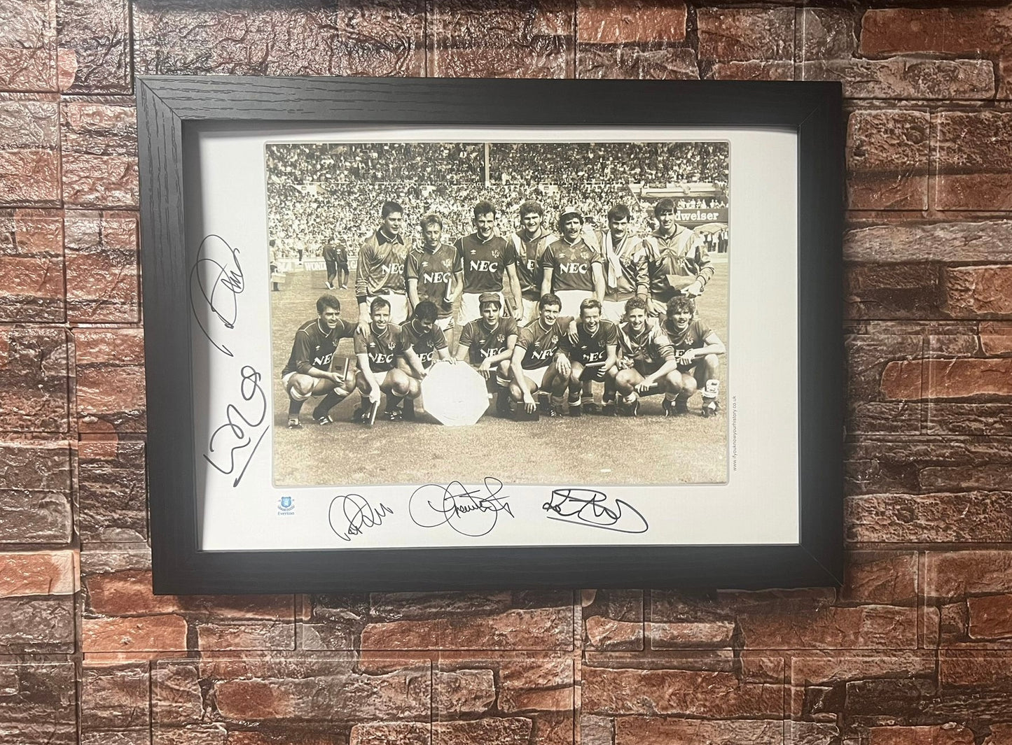 Multi Signed Charity Shield Winners A3 Poster