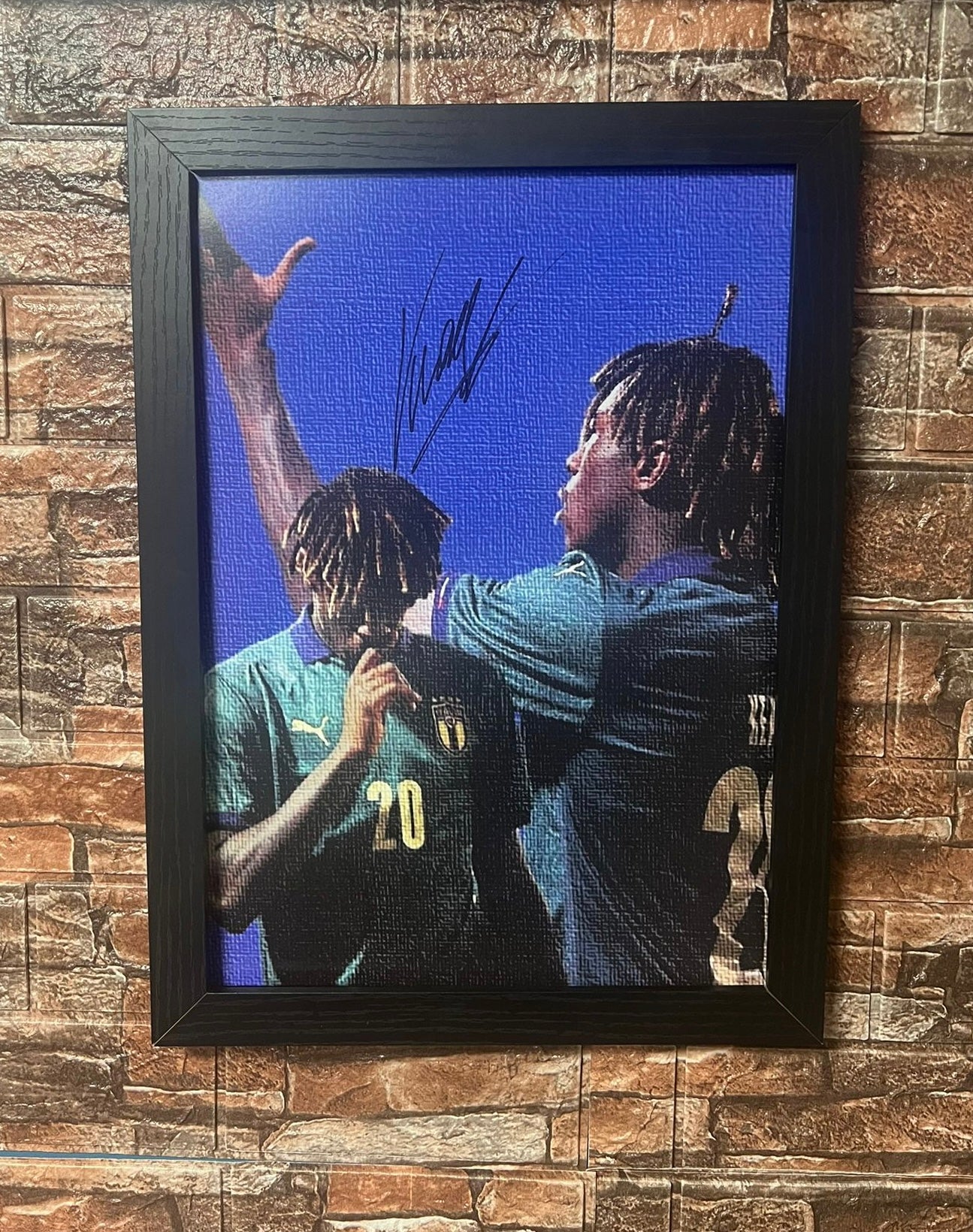 Moise Kean Italy A3 Pop Art Poster