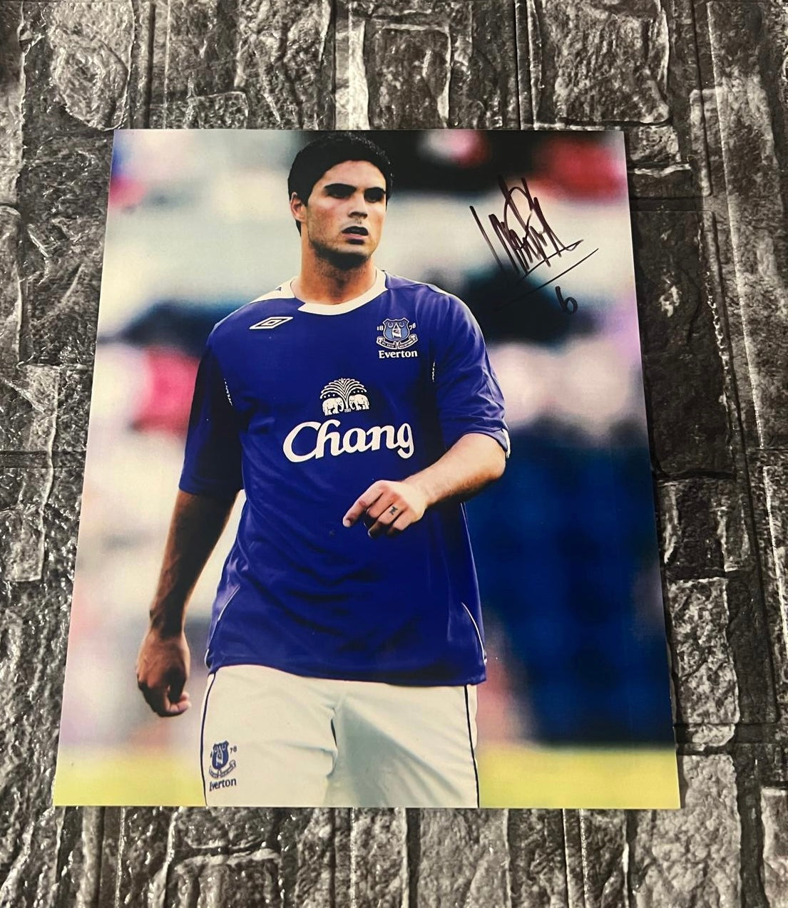 Mikel Arteta Hand Signed Photo