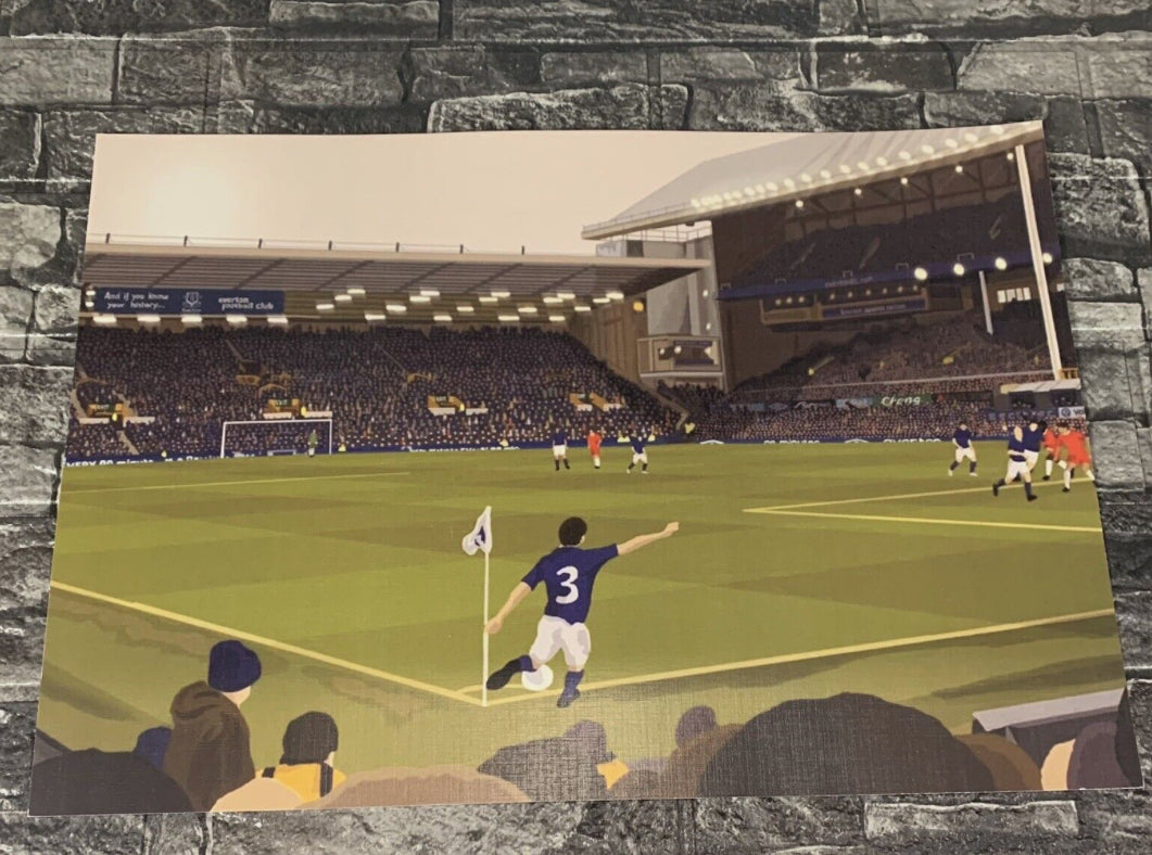Goodison Park “Bainsey Corner” A3 Pop Art Poster