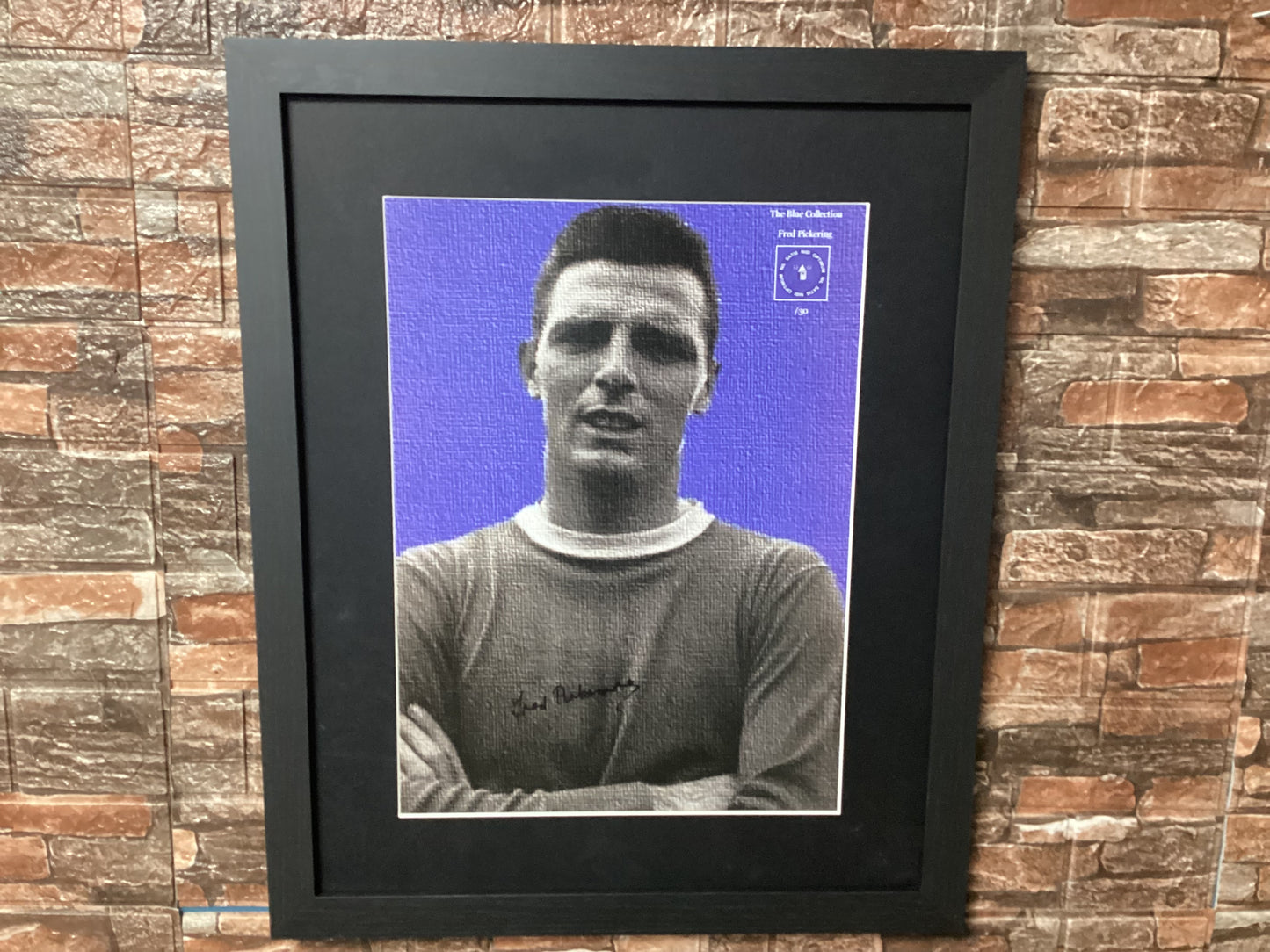 Fred Pickering Signed 20x16 Mount