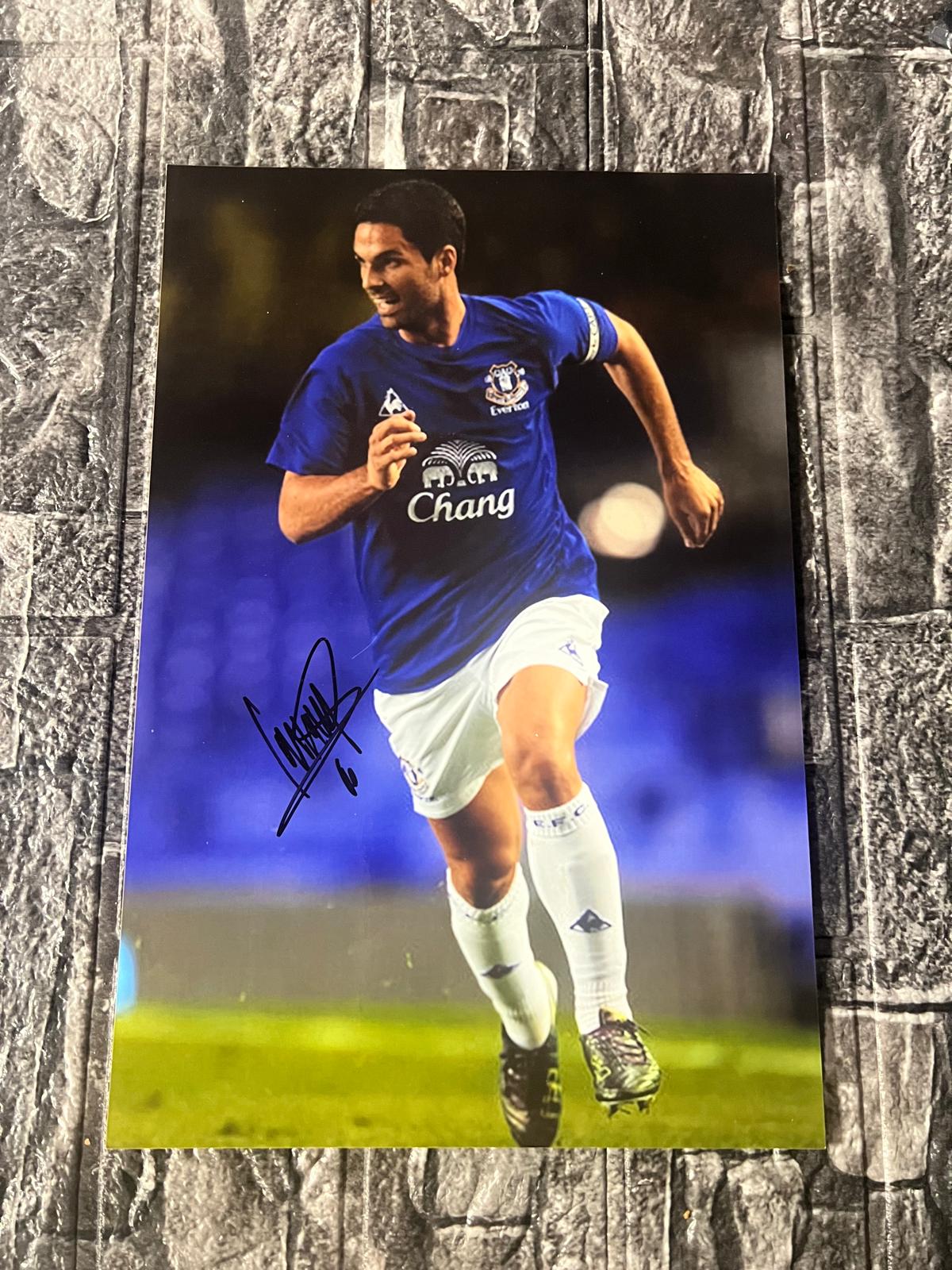 Mikel Arteta Hand Signed Photo