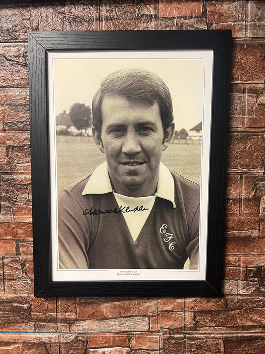 Howard Kendall Signed A3 Poster