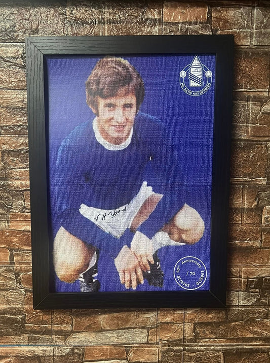 Jimmy Husband 1969/70 League Champions Limited Edition Hand Signed A3 Poster