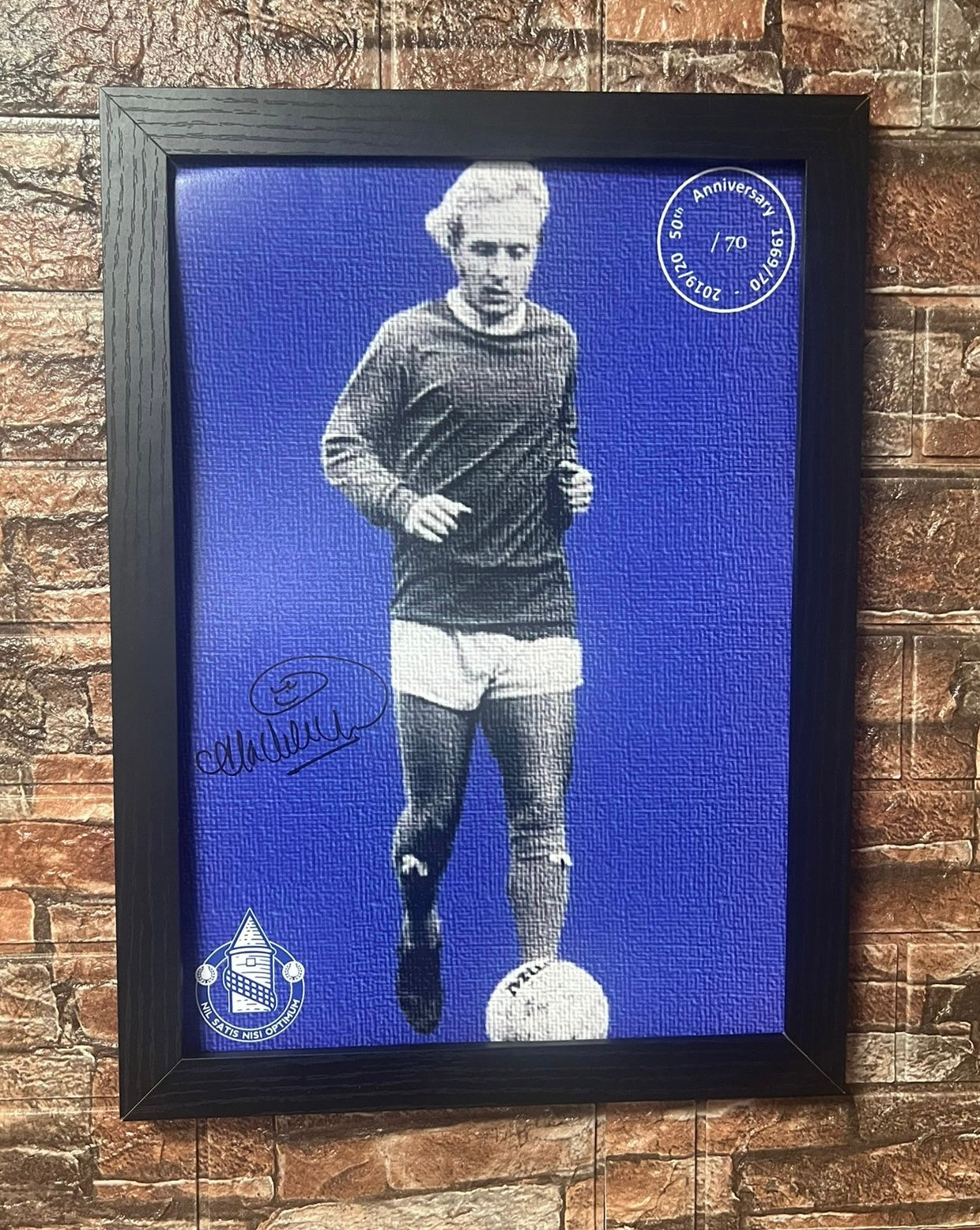 Alan Whittle 1969/70 League Champions Limited Edition Hand Signed A3 Poster