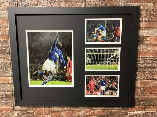 Kevin Campbell Signed Derby Winner 20x16 Montage Mount