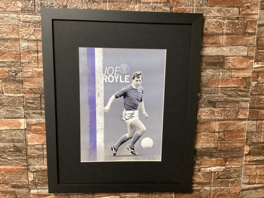 Joe Royle Signed 20x16 Poster Mount