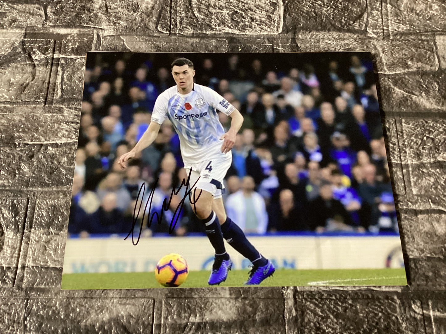 Michael Keane Hand Signed Photo