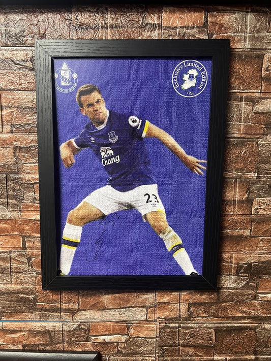 Seamus Coleman Hand Signed A3 Irish Toffees Poster