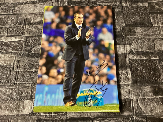 Roberto Martinez Hand Signed Photo