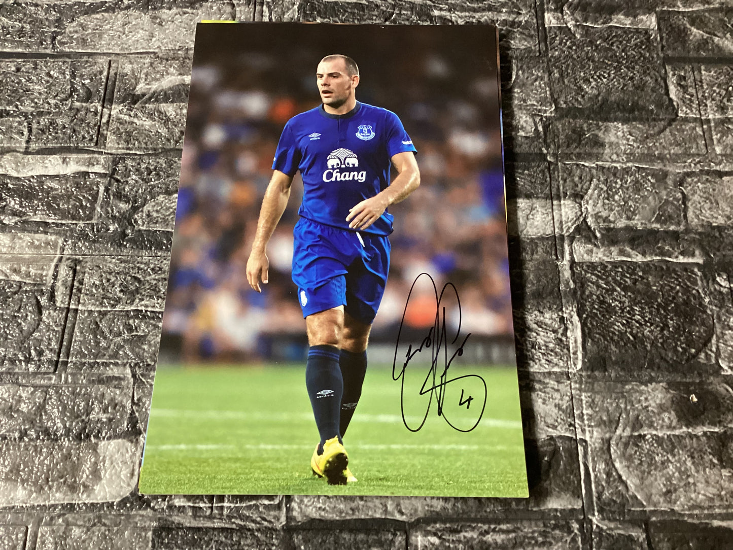 Darron Gibson Hand Signed Photo