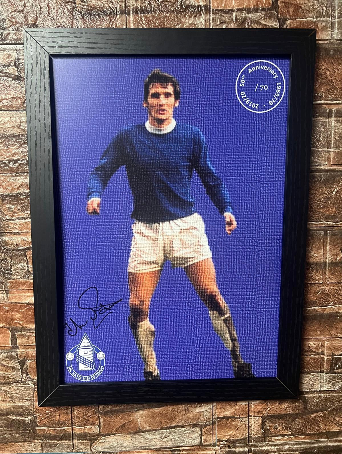 John Hurst 1969/70 League Champions Limited Edition Hand Signed A3 Poster