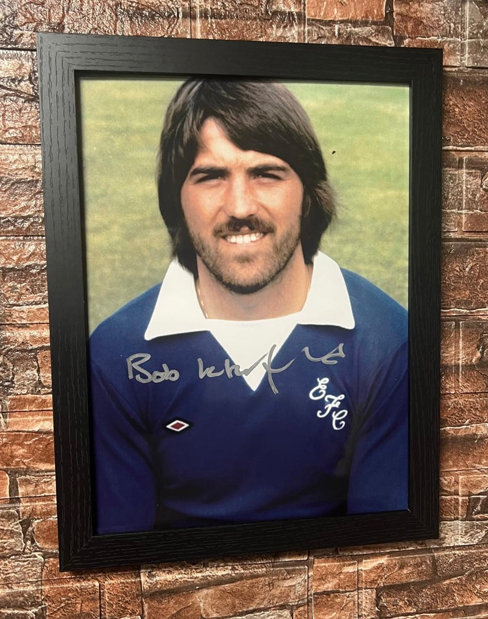 Bob Latchford Signed A3 Gloss Photo