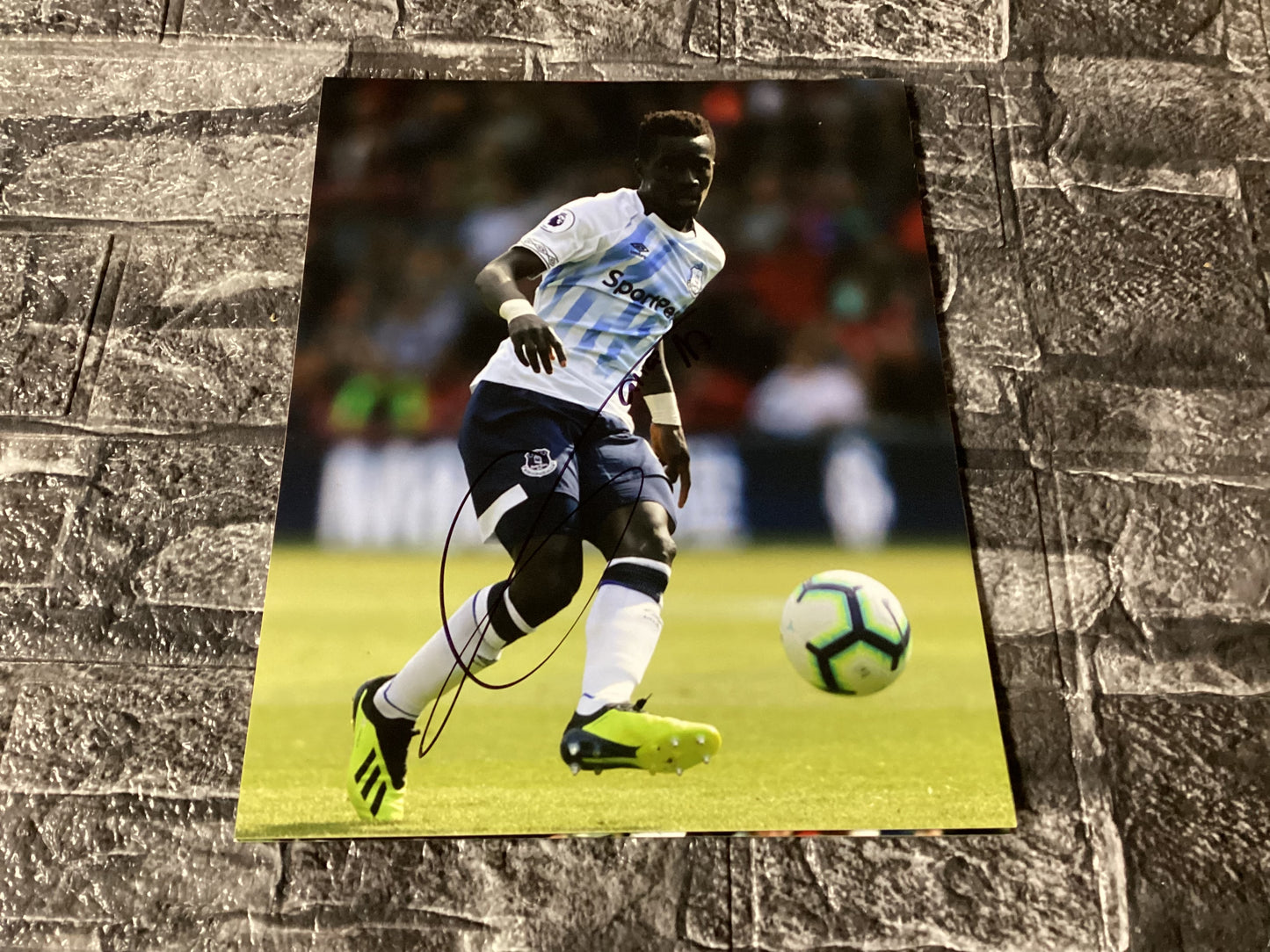 Idrissa Gueye Hand Signed Photo