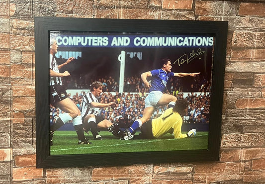 Tony Cottee Signed A3 Gloss Debut Goal Photo