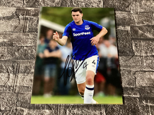 Michael Keane Hand Signed Photo