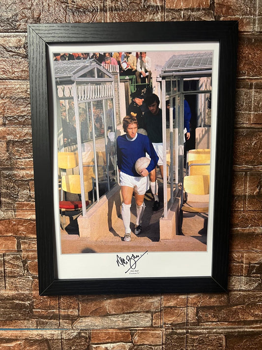 Alan Ball  Hand Signed A3 Photo