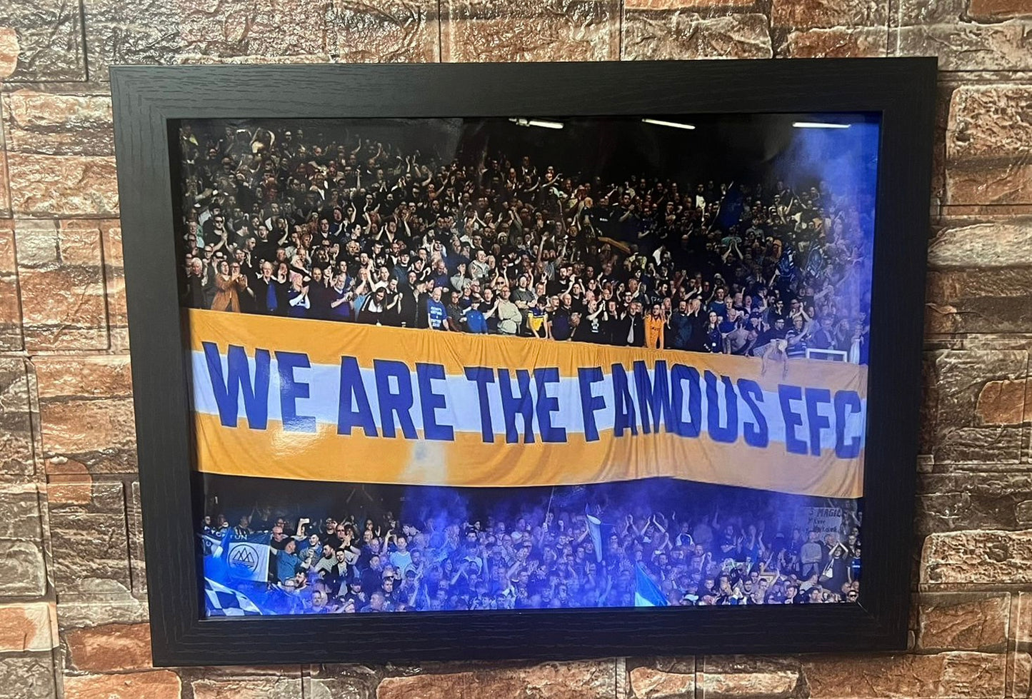 We Are The Famous EFC The Gwladys Street Goodison Park A3 Poster