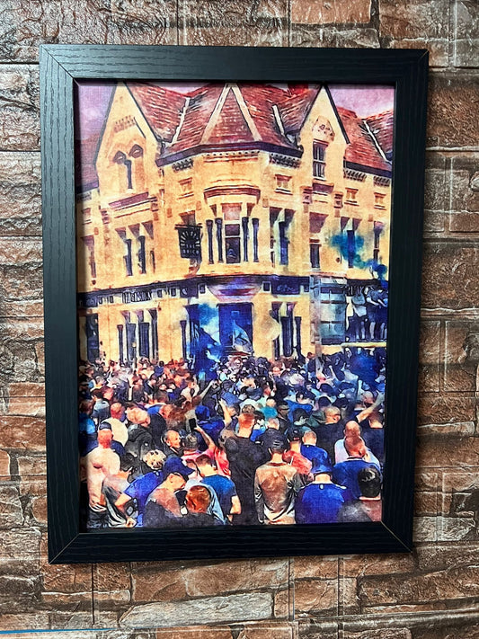 The Brick Everton’s Famous County Road Pub A3 Pop Art Poster