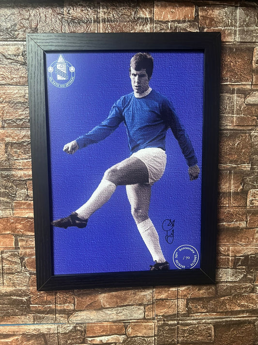 Joe Royle 1969/70 League Champions Limited Edition Hand Signed A3 PosterHand Signed A3 Poster