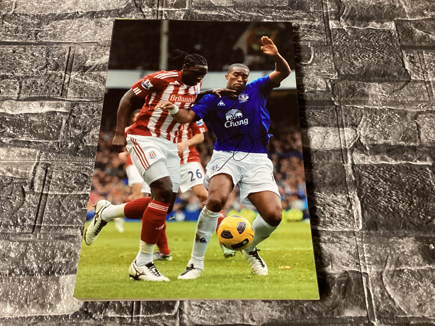 Sylvain Distin Hand Signed Photo