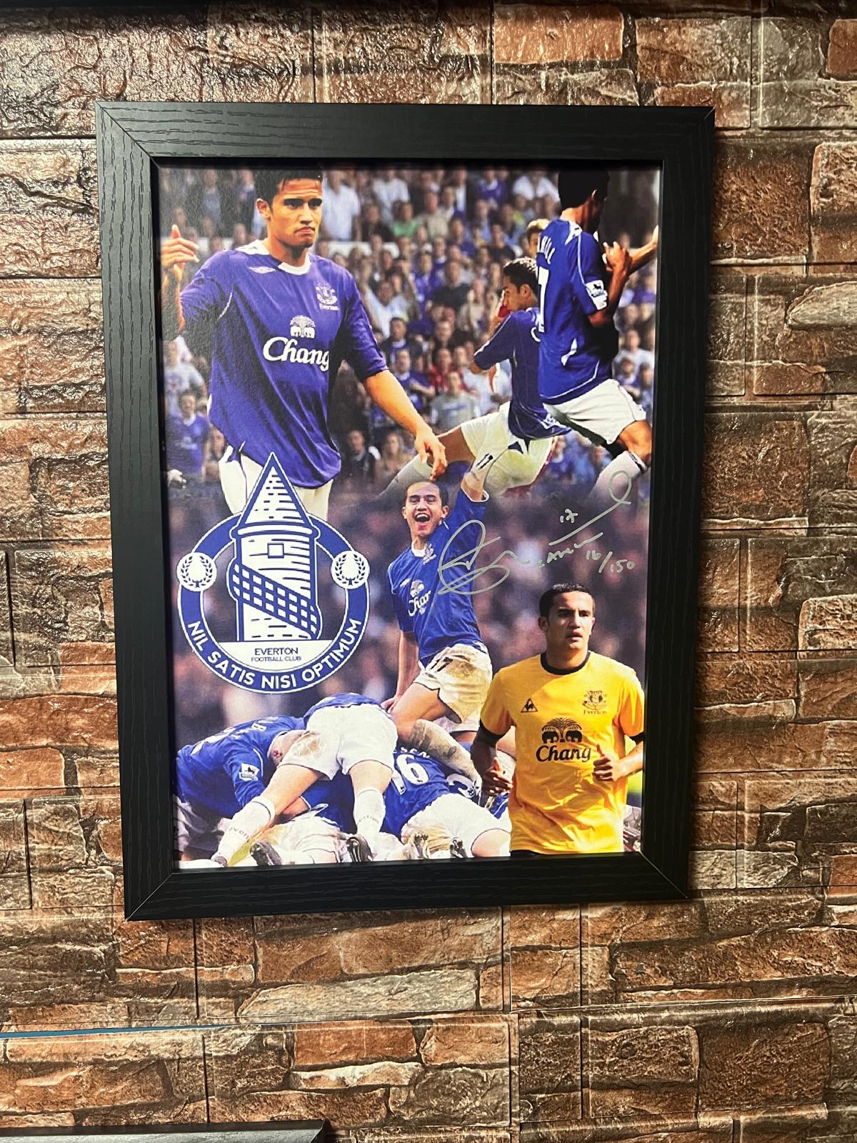 Tim Cahill Signed A3 Montage