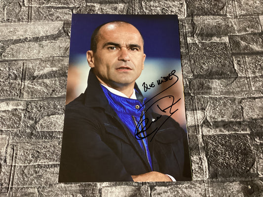 Roberto Martinez Hand Signed Photo