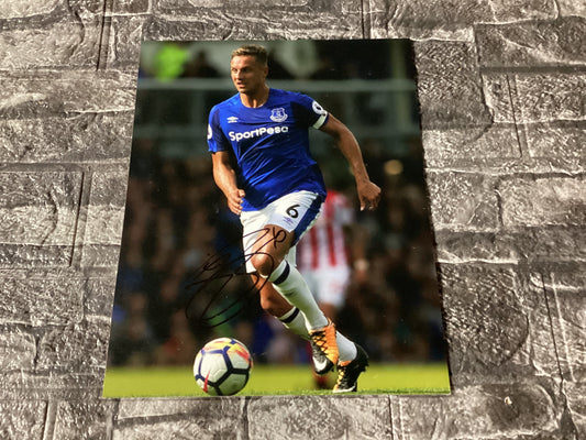 Phil Jagielka Hand Signed Photo